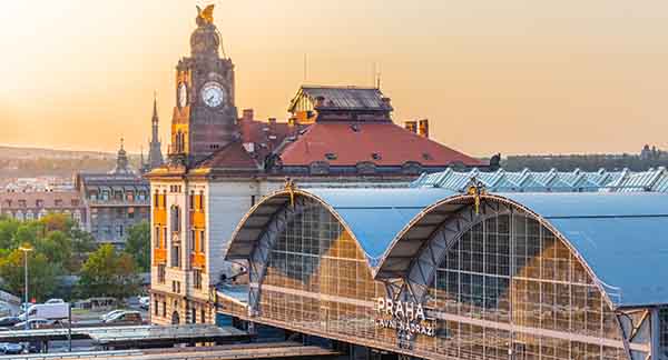Prague railway stations